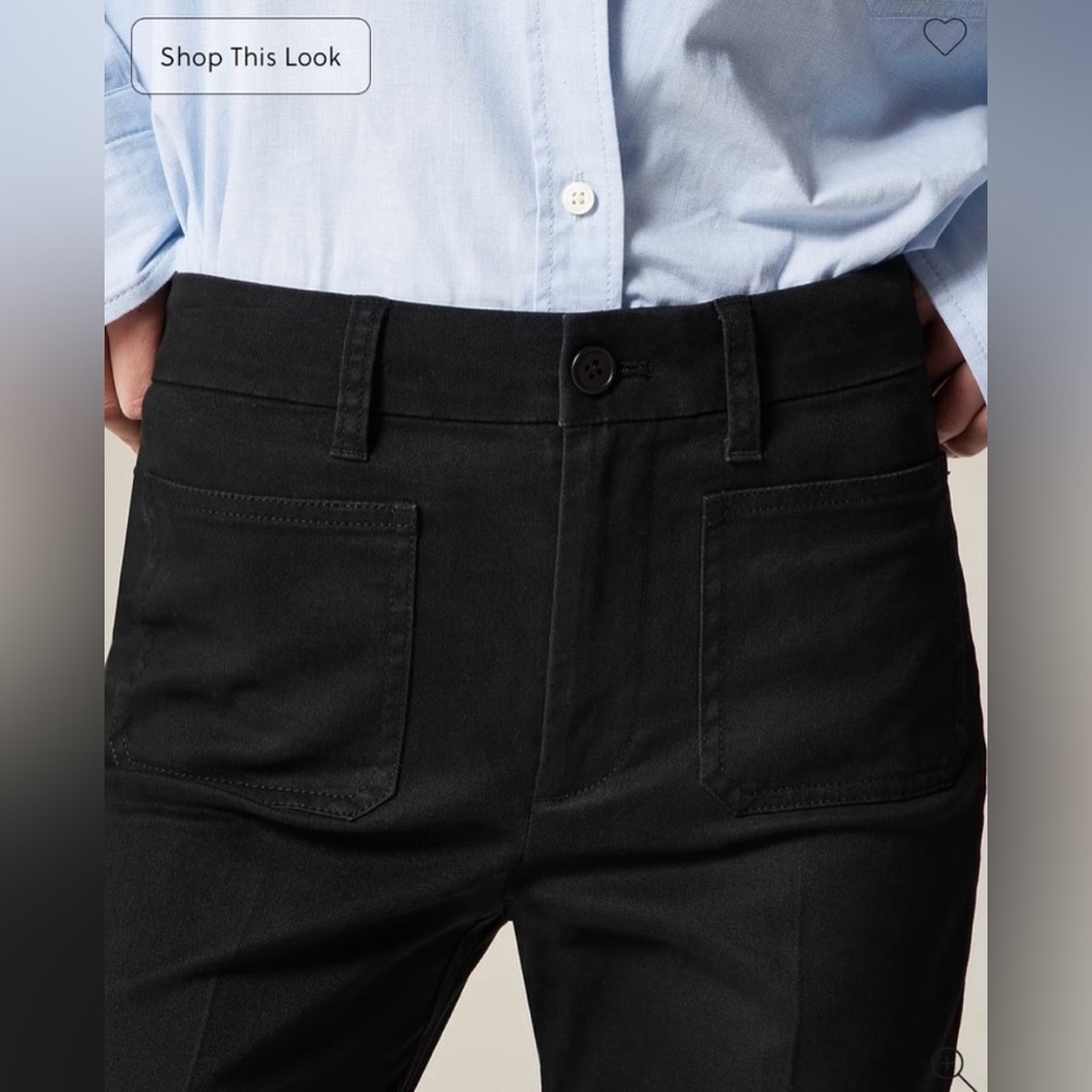 J.Crew Charley kickout cropped pant in chino - Picture 3 of 10